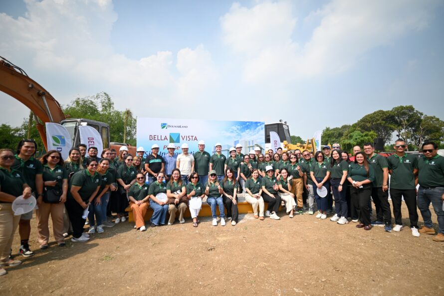 The Dolmar Land team, partners, sellers, and LGU representatives gather to mark the official Site Inauguration of Bella Vista Phase 2.